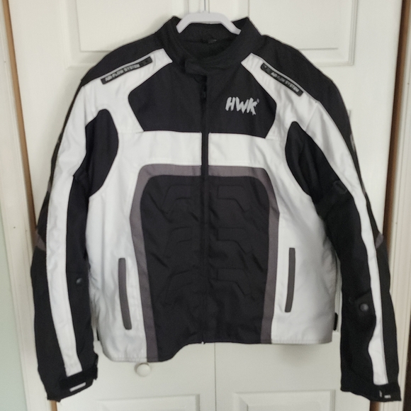 HWK Spyder Moto Enduro Cordura Impact Armor Sport Riding Zip Weather 4XL EUC - Picture 1 of 16